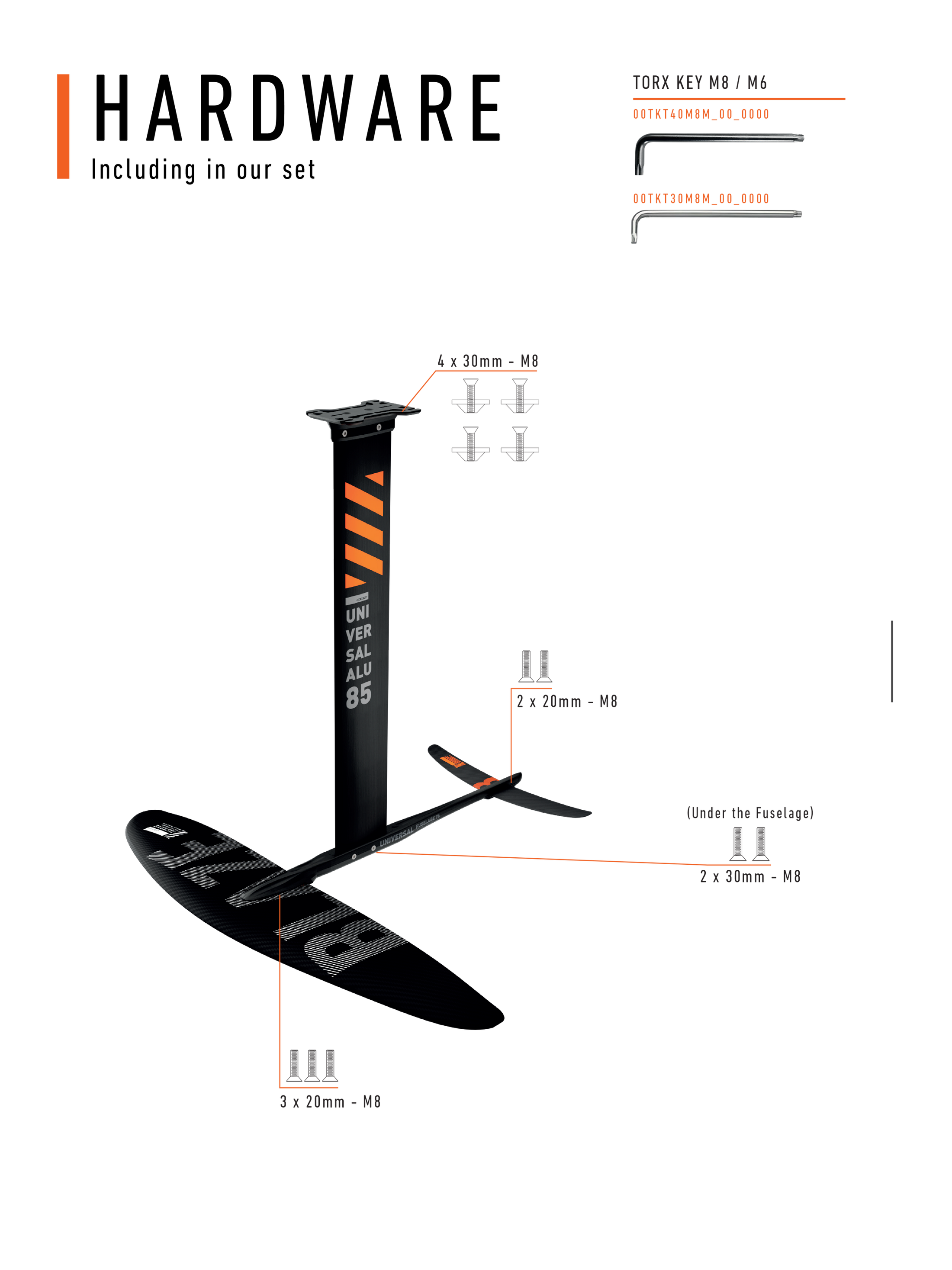 hydrofoil-rrd-blaze-lte-foil-set-y30 hardware
